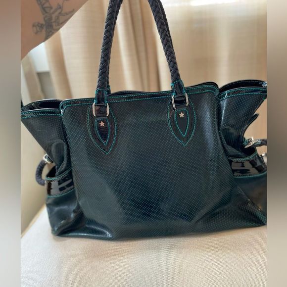 ⭐️FENDI Black Leather Tote Bag EUC - Picture 6 of 16